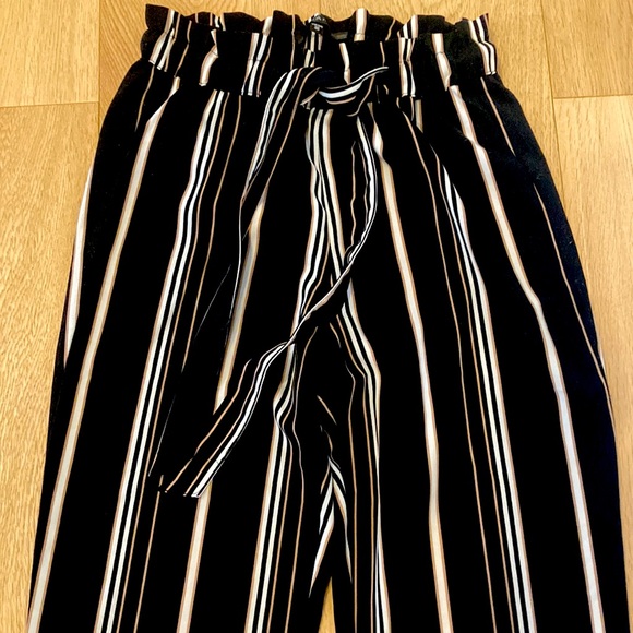 Dynamite Paperbag Striped Pants - Picture 3 of 5